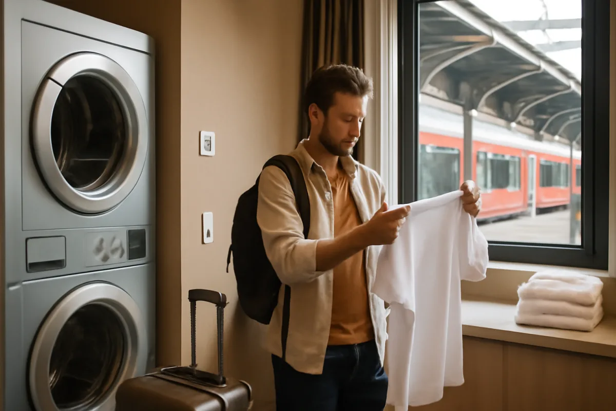 Hotel con servizio lavanderia vicino alla stazione: il comodissimo plus per viaggi lunghi
