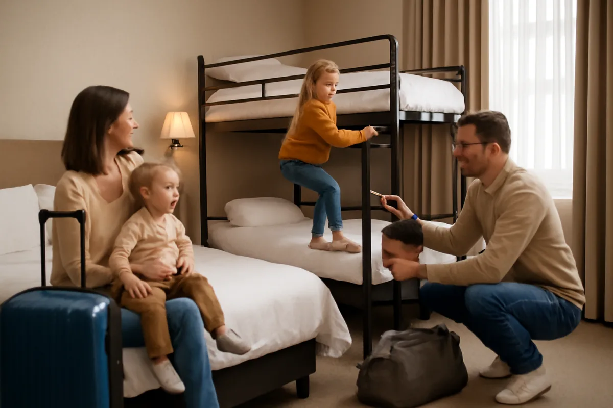 Stazione Reale hotel con camere familiari: un’opzione pratica per chi viaggia con bambini piccoli
