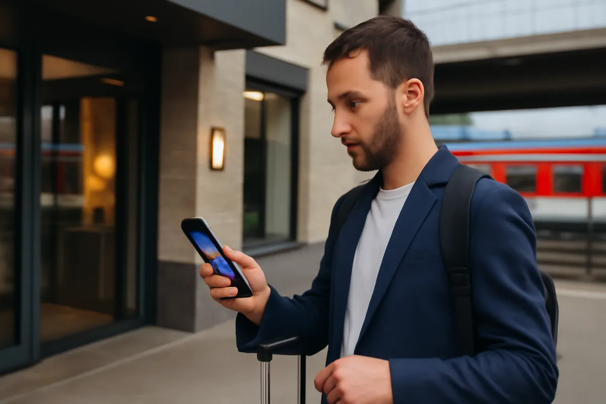Check-in online negli hotel vicino alla stazione: risparmia tempo all'arrivo con questa funzione