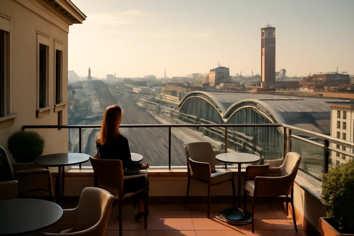 Hotel con terrazza panoramica vicino alle stazioni: un extra poco pubblicizzato ma imperdibile