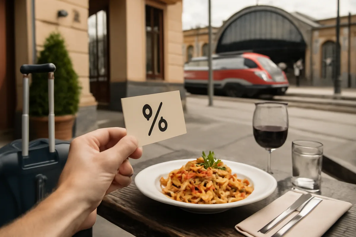 Hotel vicino alla stazione e convenzioni con ristoranti: dove mangiare bene con sconto per ospiti